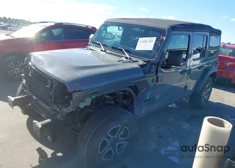 2022 Jeep Wrangler Unlimited Sport S 4X4 из США, поврежденный, VIN 1C4HJXDG9NW183063